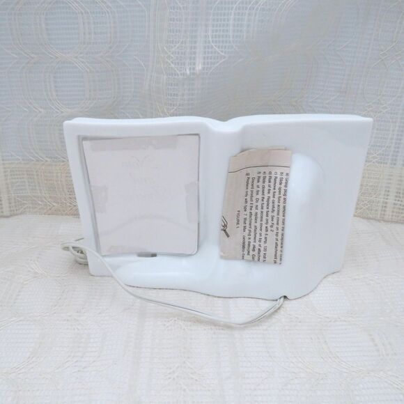 Vintage Now and Forever Porcelain Frame and Nightlight For Babies, Toddlers - Picture 3 of 7